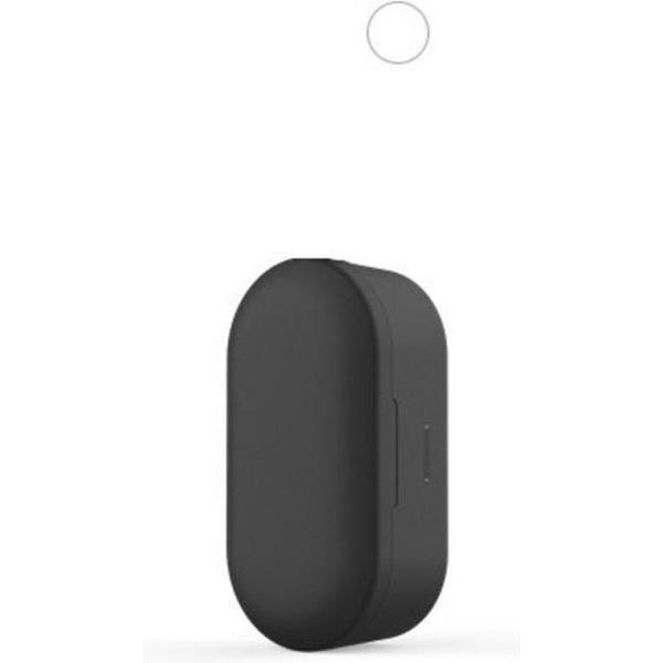 QCY T2C met de NIEUWE realtek VPH chip! | Volledig draadloze oordopjes | BT 5.0 | Wit met zwarte siliconen beschermhoesje