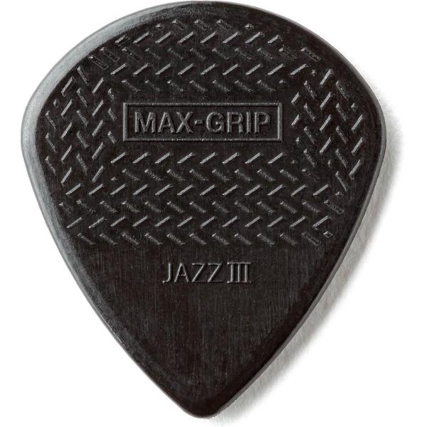 Dunlop Nylon Max-Grip Jazz III Black 