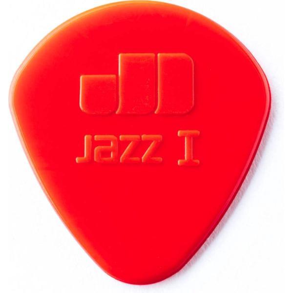Dunlop Jazz I Red Nylon pick 6-Pack 1,38 mm Plectrum