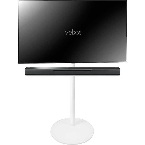 Vebos tv standaard Yamaha Musiccast Bar 400 wit | Hoogte 99-119 cm | 40 - 65 Inch | Max 35 kg