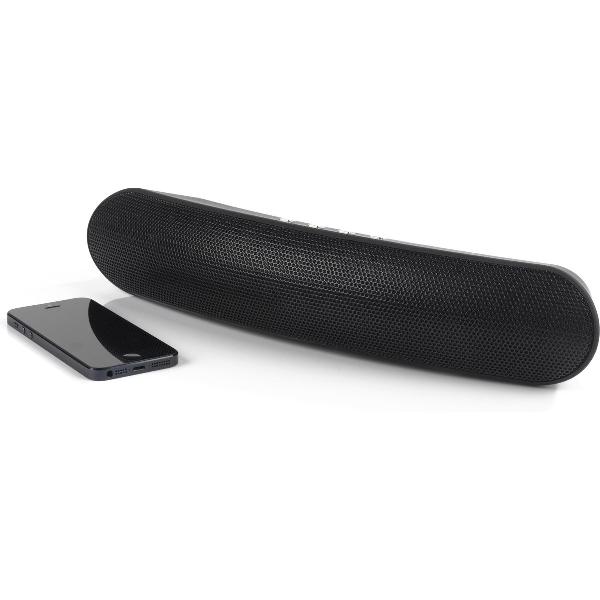 Intempo Curved Bluetooth Metallic Speaker (kleur: zwart)