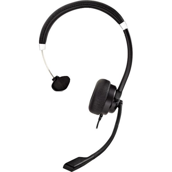 V7 HU411 hoofdtelefoon/headset Hoofdband Zwart