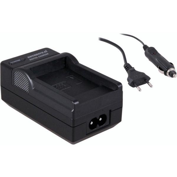 Oplader voor Casio NP-50 Camera Accu / Acculader / Thuislader + Autolader