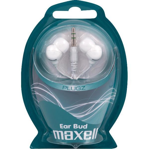 Maxell Plugz Ear Buds Hoofdtelefoons Wit