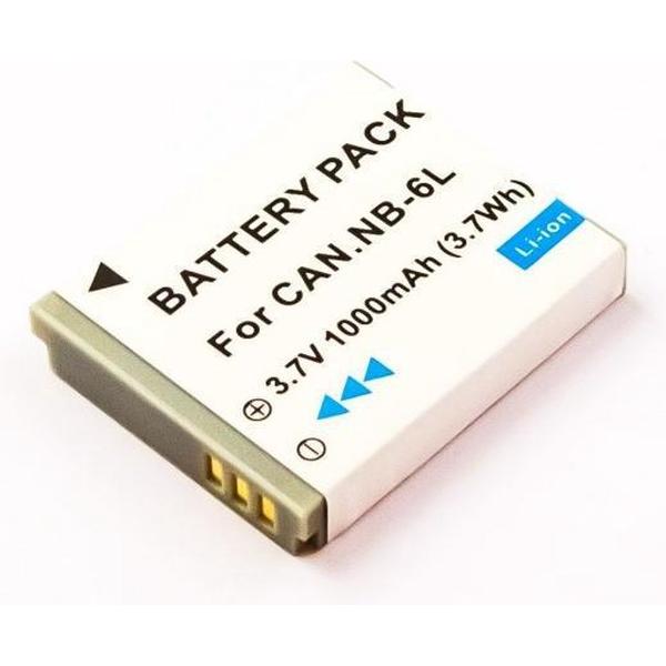 Battery similar CANON NB-6L, Li-ion, 3,7V, 1000mAh, 3,7Wh