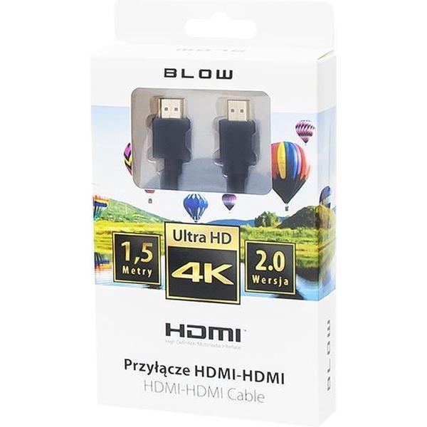 HDMI naar HDMI Kabel 4K V2.0 - 1.5M Zwart