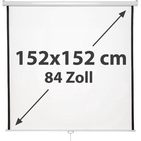 TecTake - beamerscherm 84 inch - oprolbaar - 402081