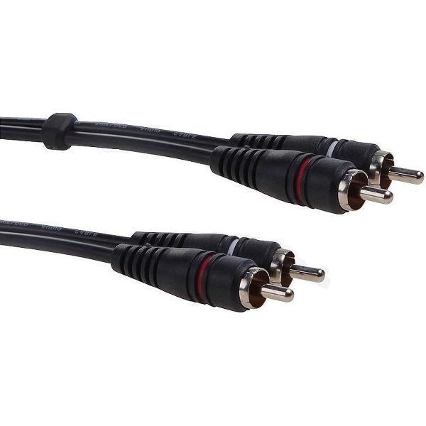 BMS Silver Line Tulp stereo audio kabel - 7,5 meter