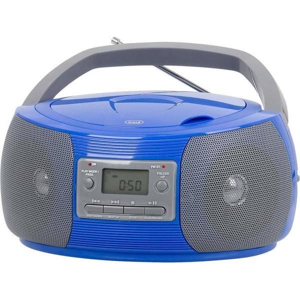 Trevi CMP 524 DIGITAAL MP3 2.4W Blauw, Grijs CD radio