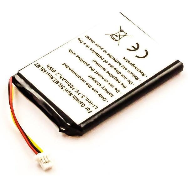 Battery Garmin Nüvi 56LMT, Nüvi 68LMT, Li-ion, 3,7V, 700mAh, 2,6Wh