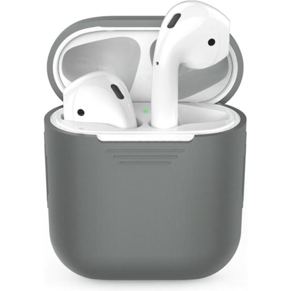 Airpods Hoesje voor Airpods - Siliconen - Grijs