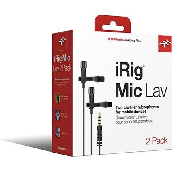 IK Multimedia iRig Mic Lav 2 Pack