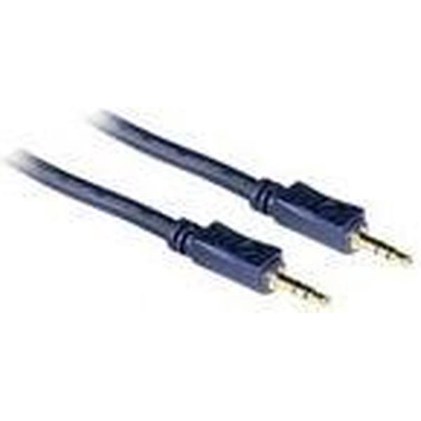 C2G 3m Velocity 3.5mm Stereo Audio Cable M/M audio kabel Zwart