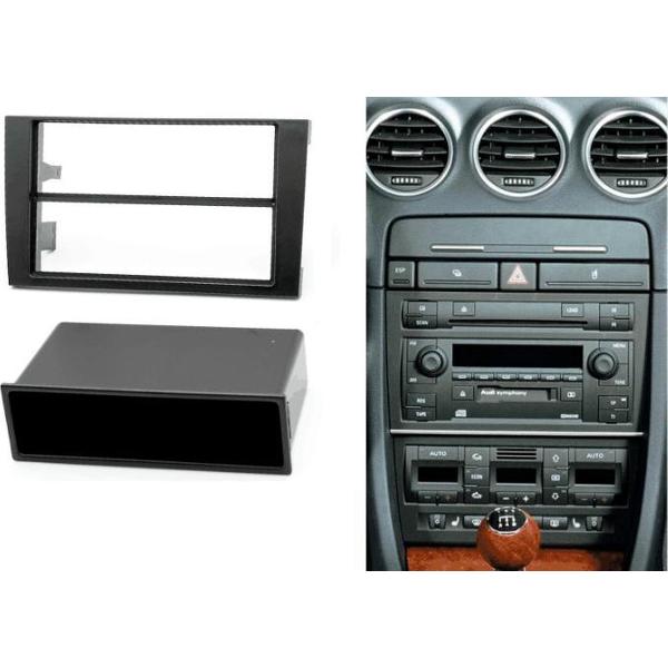 1-DIN SEAT Exeo 2009-2013 / AUDI A4 (B6) 2002-2006, A4 (B7) 2002-2007 w/pocket frame Audiovolt 11-001