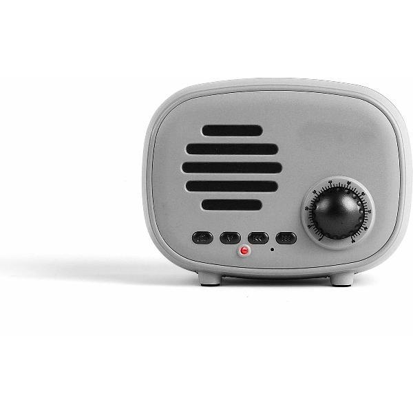 Livoo Retro Bluetooth compatible Speaker Grijs
