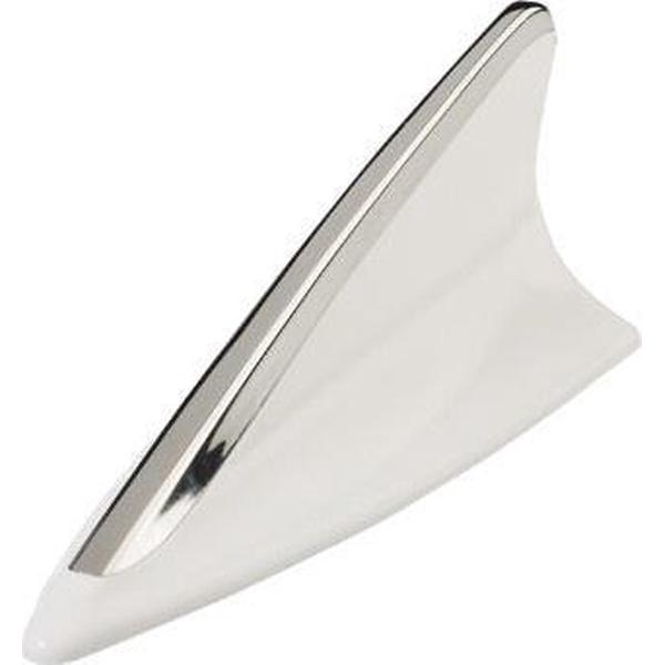 Race Sport Haaienvinantenne Dummy 14,5 Cm Wit/chroom