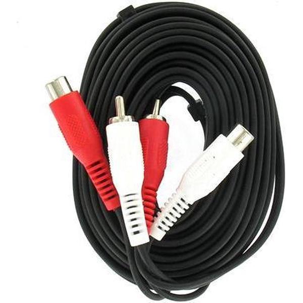 Kopp tulp audio verlengkabel 10m