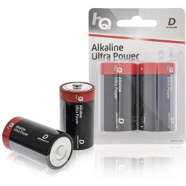 HQ Alkaline Batterij D 1.5 V 2-Blister