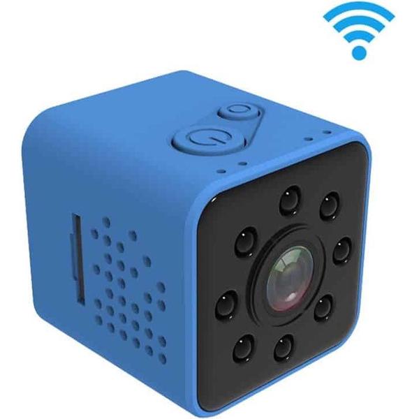 SQ23 mini camera met wifi! Digitale video recorder, 1080p, 30fps, waterdicht tot 30m, IR nachtzicht (blauw)