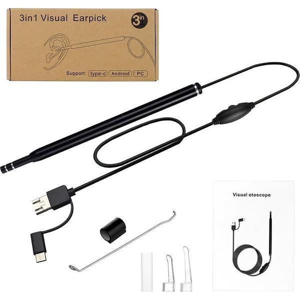 Endoscoop Camera Voor Smartphone - Inspecticamera Micro Camera voor Keel Neus Oor - Moeilijk bereikbare plekken - 5,5 mm