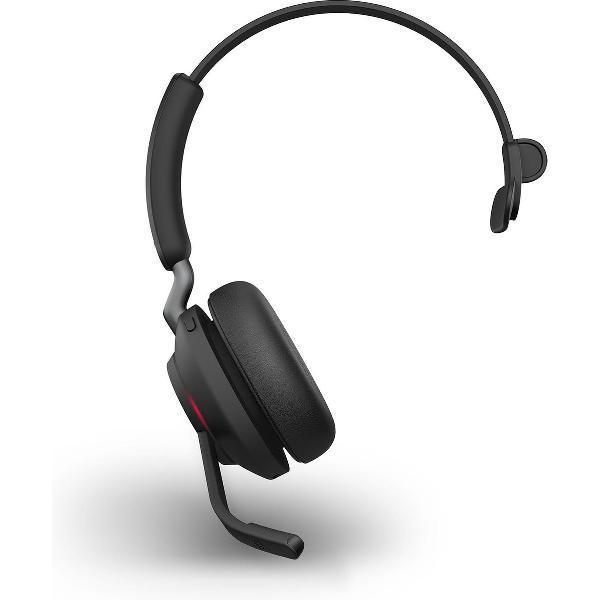 Jabra Evolve2 65 MS Mono Bluetooth Headset USB-A - Microsoft Teams gecertificeerd - Zwart