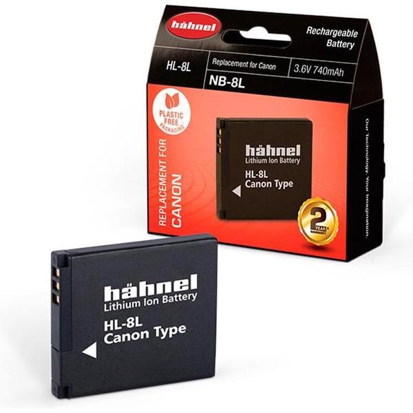 Hahnel HL-8L Li-Ion accu (Canon NB-8L)