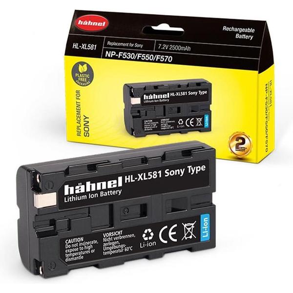 Hahnel HL-XL581 Li-Ion accu (Sony NP-F530/550/570)