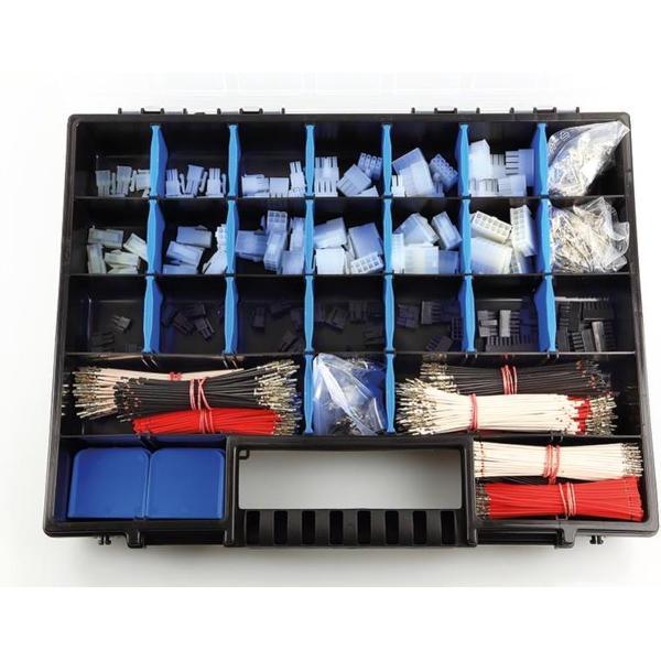 Molexbehuizingen assortiment in doos