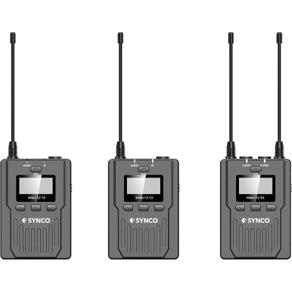 Synco Audio - Lavalier Draadloze Microfoonset WMic-T2