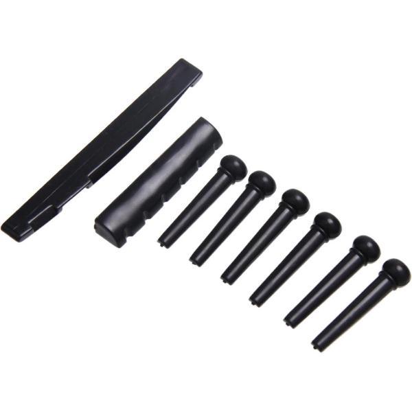 Hiden | Guitar Bridge Pins - Gitaar onderdelen - Gitaar accessoires - Hobby & Muziek | Zwart