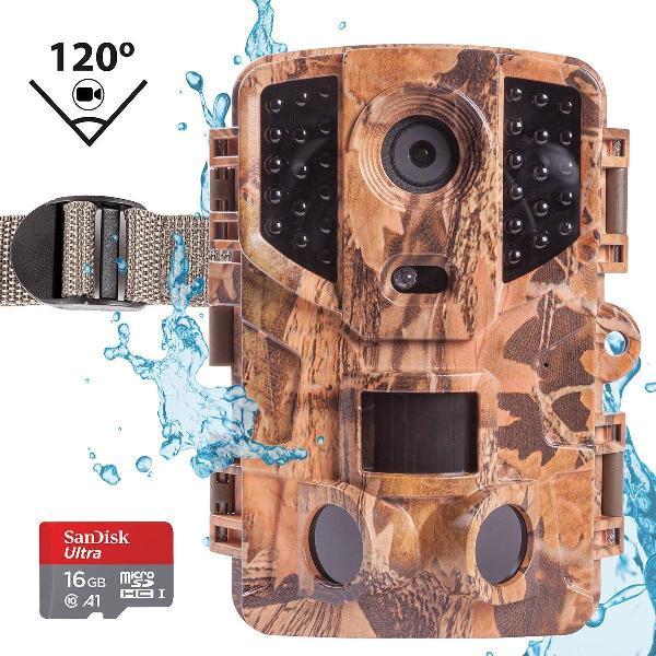 BokEye Wildcamera - Wildlife camera – Jachtcamera – Nachtvisie - IP66 Waterdicht