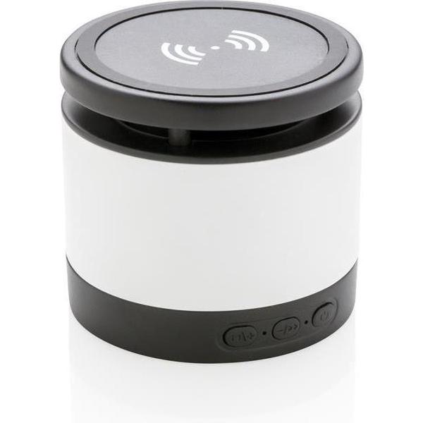 Xd Collection Speaker/oplader 2-in-1 9 Cm Abs Zwart/wit 2-delig