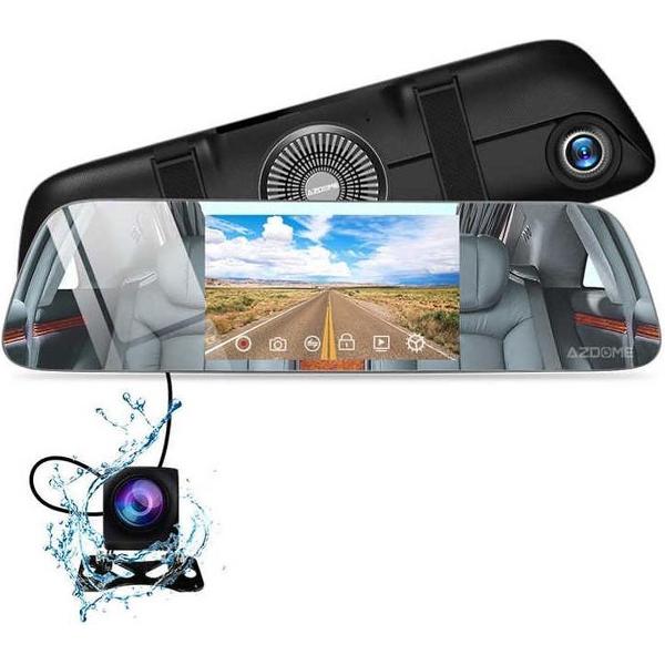AZDome PG01 2CH Mirror Touch dashcam voor auto
