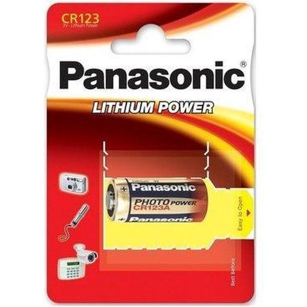 Panasonic PHOTO Power CR123A blister Lithium batterij