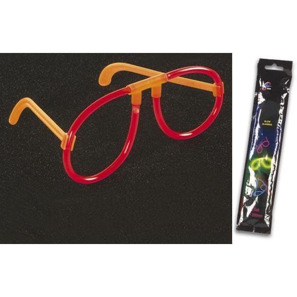 LICHTSTAAFJES BRIL Ø 0.5 x 20 cm - ROOD (HQLS10021)