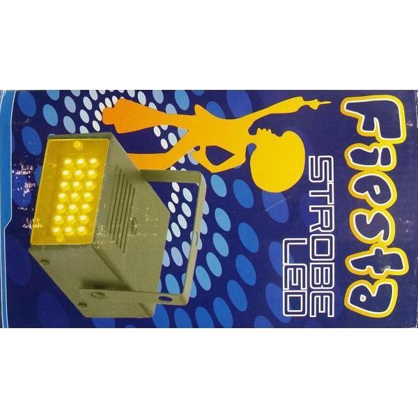 Stroboscoop LED geel - 32 LEDs van 5mm