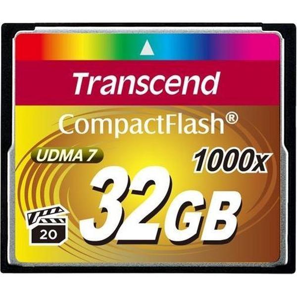 Transcend 400x CompactFlash Card, 32GB flashgeheugen