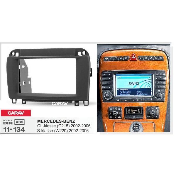 Autoradio frame bracket 2-din S-klasse w220