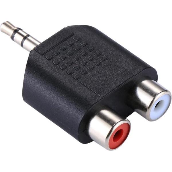 RCA Vrouw naar 3,5 MM Male Jack Audio Y Adapter