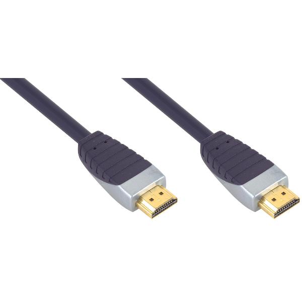 Bandridge 5m HDMI HDMI Zwart, Grijs HDMI kabel