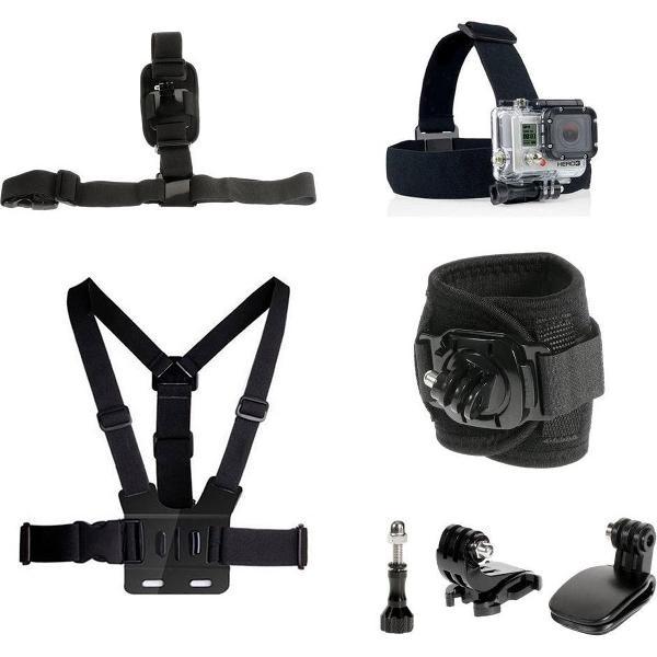 7-in-1 Accessories Kit Hoofdband, borstband, polsriem voor Gopro Hero 1 2 3 3+ 4 en Actioncam