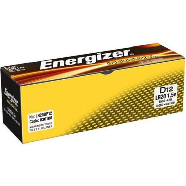 Energizer niet-oplaadbare batterijen Batterij Energizer Industrial D /pak 12