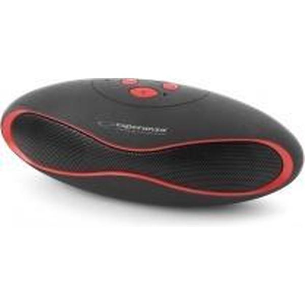 Bluetooth Speaker Trival + FM-radio - zwart-rood