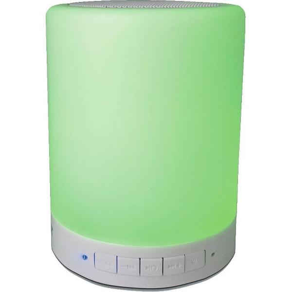 Denver BTL-30 - Bluetooth speaker met verlichting en radio - Wit