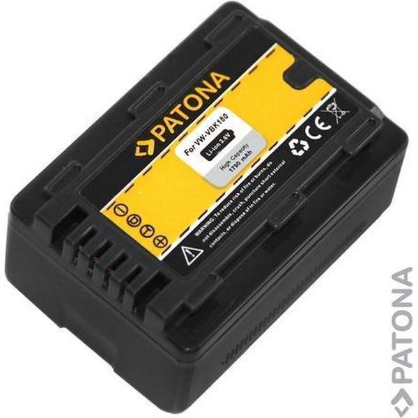 PATONA Battery for Panasonic VW-VBK180 VBK180-K VBK180