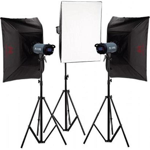Falcon Eyes Studioflitsset TFK-3600L met LCD-scherm
