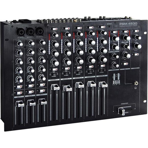 Hill audio - Stereo Mixer V1/ 3M|5S 7U - Zwart -ALVStore B.V.