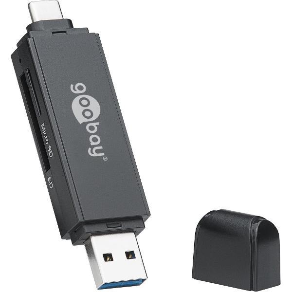Goobay 59091 geheugenkaartlezer Zwart USB 3.0
