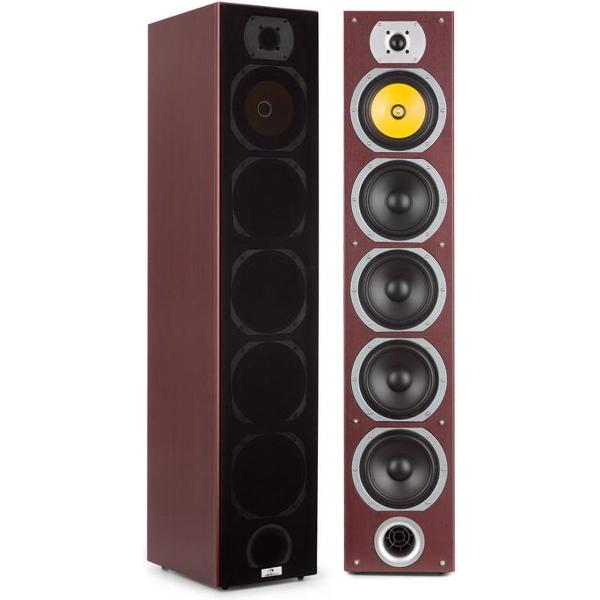 V7B 4-weg staande bassreflex luidspreker 440W afneembaar front zwart