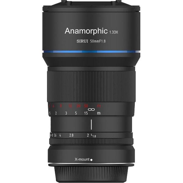 Sirui 50mm F1.8 Anamorphic Lens 1.33X (X-mount)